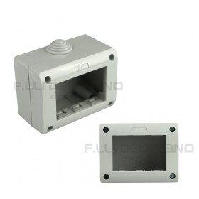 Coffrets muraux ip40 box pour appareils électriques mylife 3 places ec