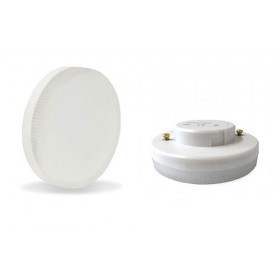 Lampada a led gx53 luce calda k3000 flat 6w 45w 560lm