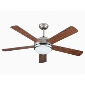 Ventilateur électrique de plafond d.130cm 5 pales avec lumière led