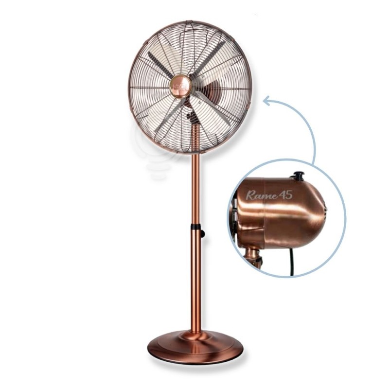 Ventilateur électrique sur pied d.45 métal...