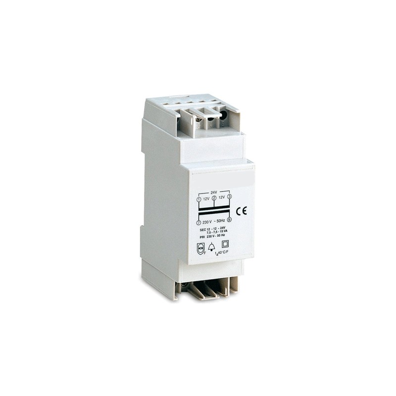 Electric transformer 3 modules din / wall mount...