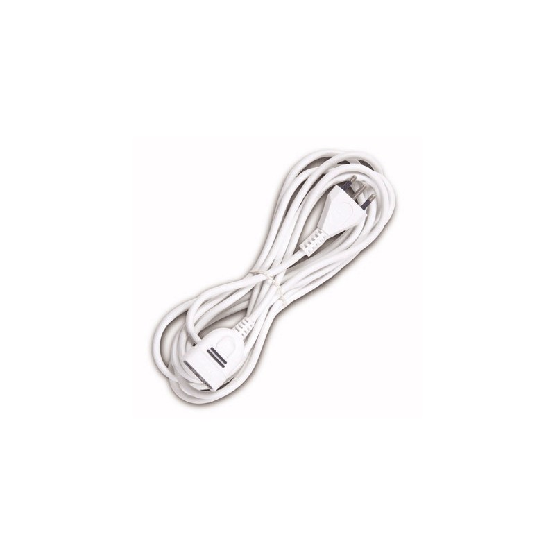 Prolunga elettrica 3mt 3x1 bianco 100103b  spina 10a