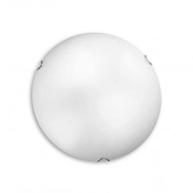 Plafoniera vetro sabbiato parete oblo 3xe27 d50