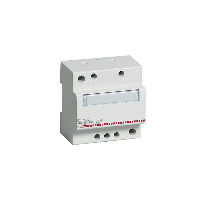 Trasformatore elettrico sicurezza attacco din 40va f941224  bticino