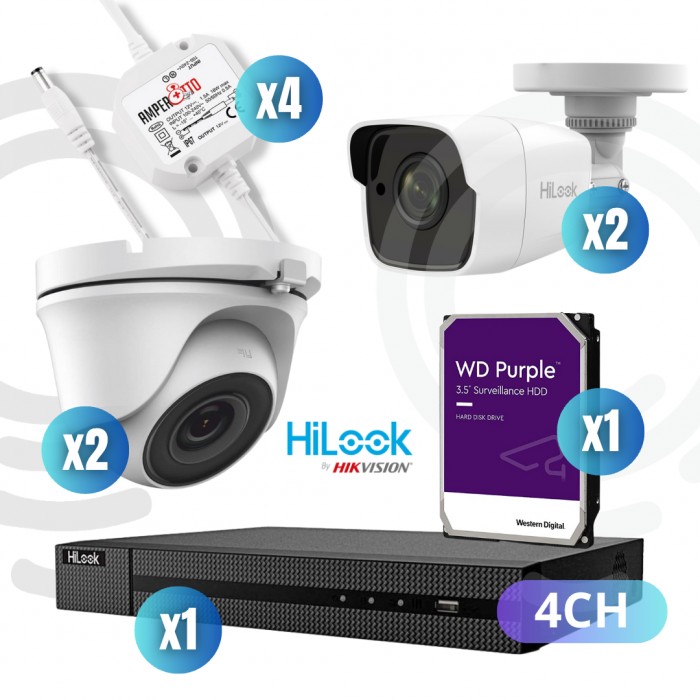 Kit de surveillance hd dvr 4 canaux 4 1 to par les...