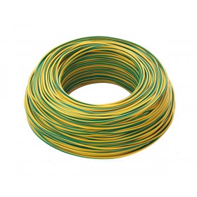 Corda cavo elettrico unipolare 25mmq Giallo Verde icel