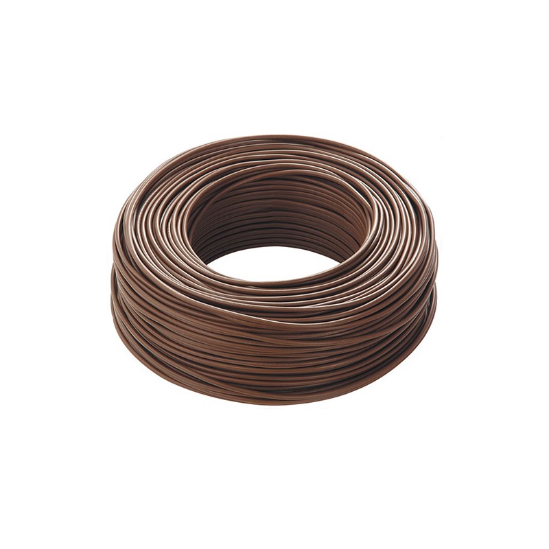 Cavo unipolare elettrico flessibile imq marrone 1,5mm icel fs1715mr