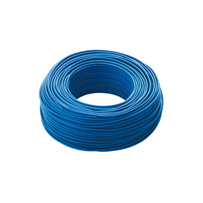 Cordina unipolare elettrico flessibile imq 4mmq blu icel fs174bl