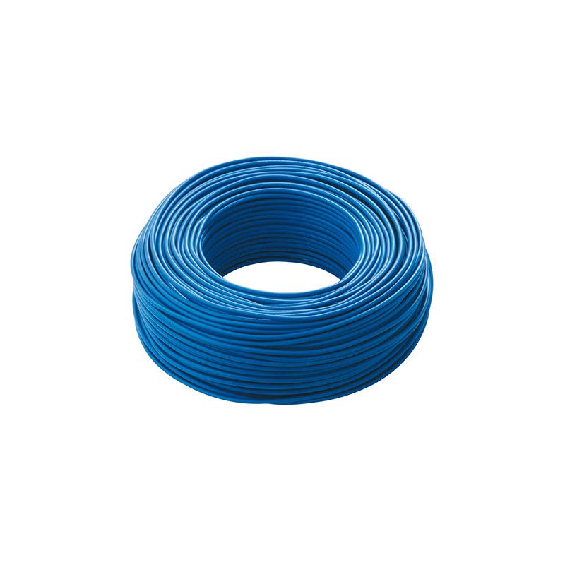 Cordina unipolare elettrico flessibile imq 6mmq blu icel fs176bl