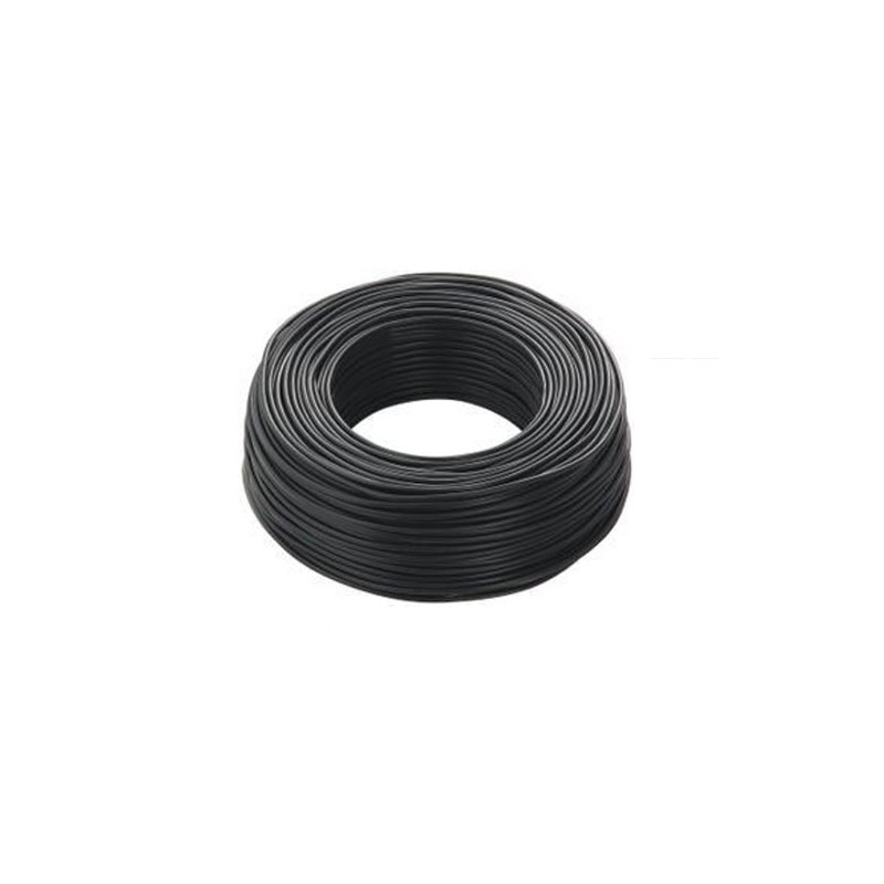 Cordina unipolare elettrico flessibile imq 6mmq nero icel fs176nr
