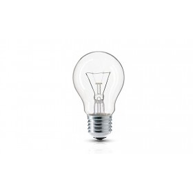 Lampada goccia incandescenza sfera 60w trasparente e27 230v