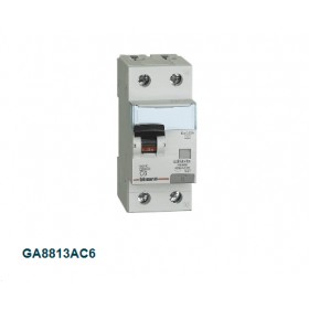 Interruttore differenziale ac 1p+n 6a 4,5ka 30ma ga8813ac6
