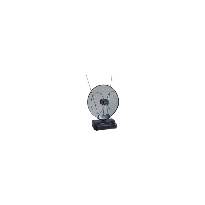 Antenna amplificata tv interna 36db uhf vhf hd fm tv 230v 426994