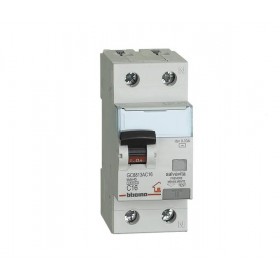 Interruttore magnetotermico differenziale btdin45 ac 1p+n 30ma 16a 4500a