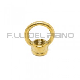 Gancio lampadario filettato ottone accessori gn/9 25x28