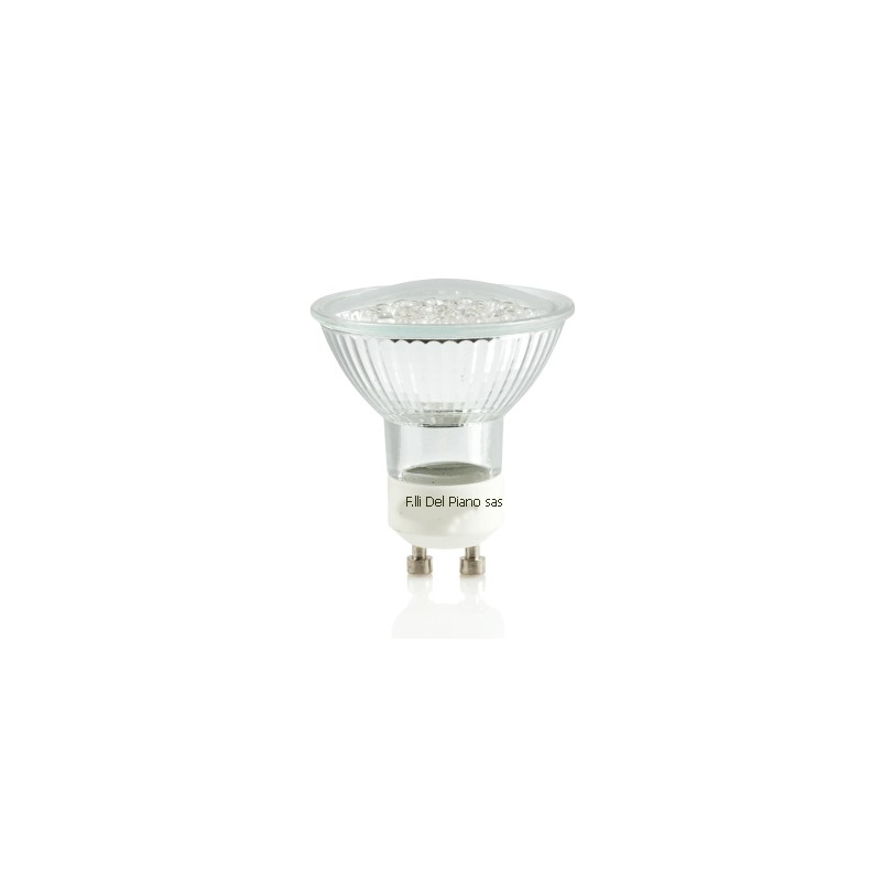 Lampada dicroica 220v gu10 bianca 21led 1w par16