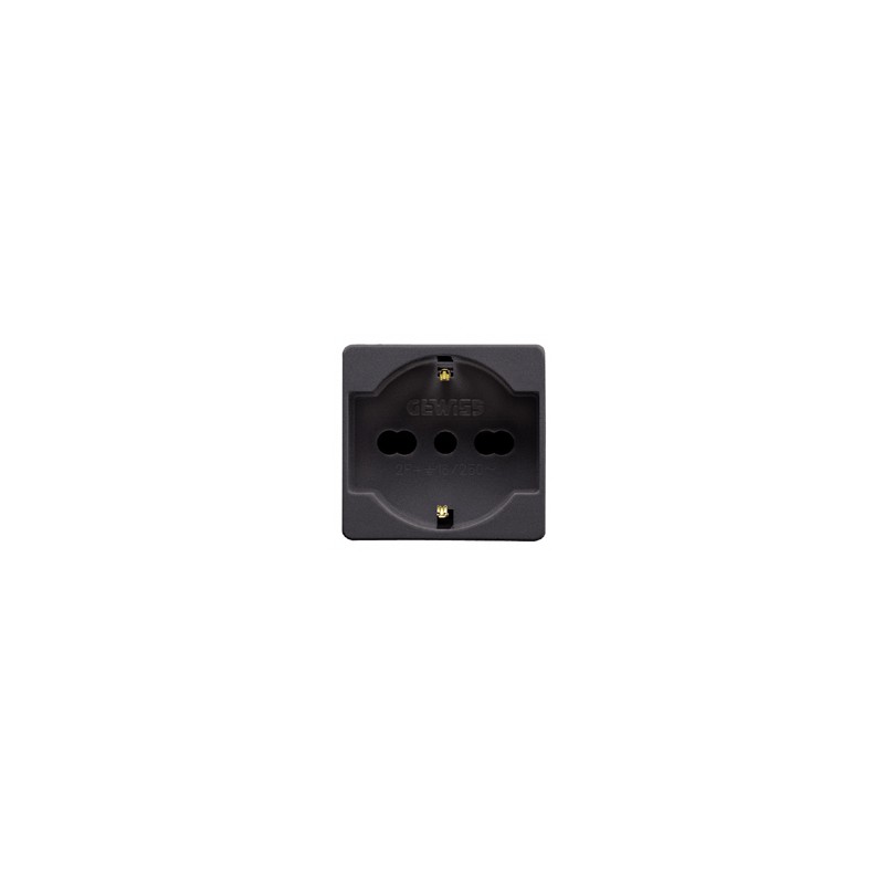 Bivalent electrical socket unel italian german...