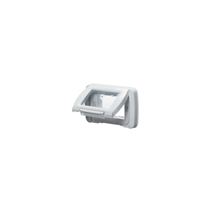Plaque de porte blanche ip55 3p 503e gw22451 gewiss