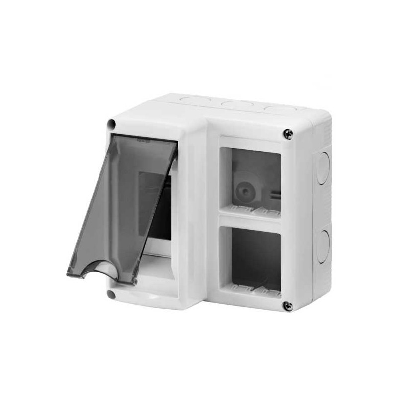 Contenitore modulari portafrutto Box 2m din+(2x2) gw27071 gewiss