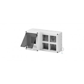 Modular electric box holder 4m din 2x4 gw27071 gewiss