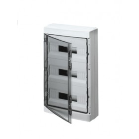 Quadro distributore elettrico parete 36m.(12x3) ip65 gw40105