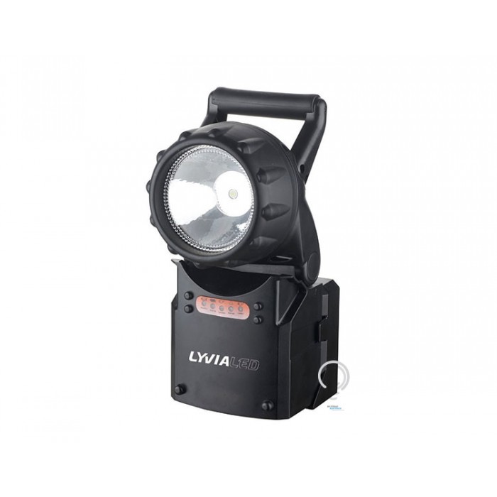 Faro ricaricabile emergenza portatile a led impermeabile antiurto