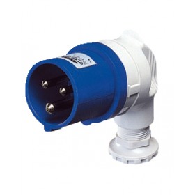 Cee flying plug 2x16a t pipa 90 ° gw60085 gewiss