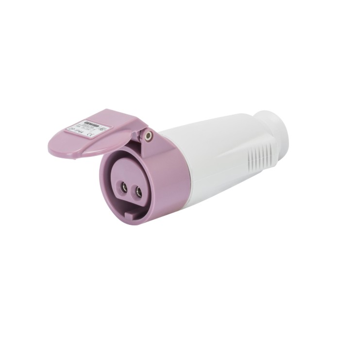 Presa elettrica volante protetta 2p+t bassa tensione 12-24V gw62064 gewiss
