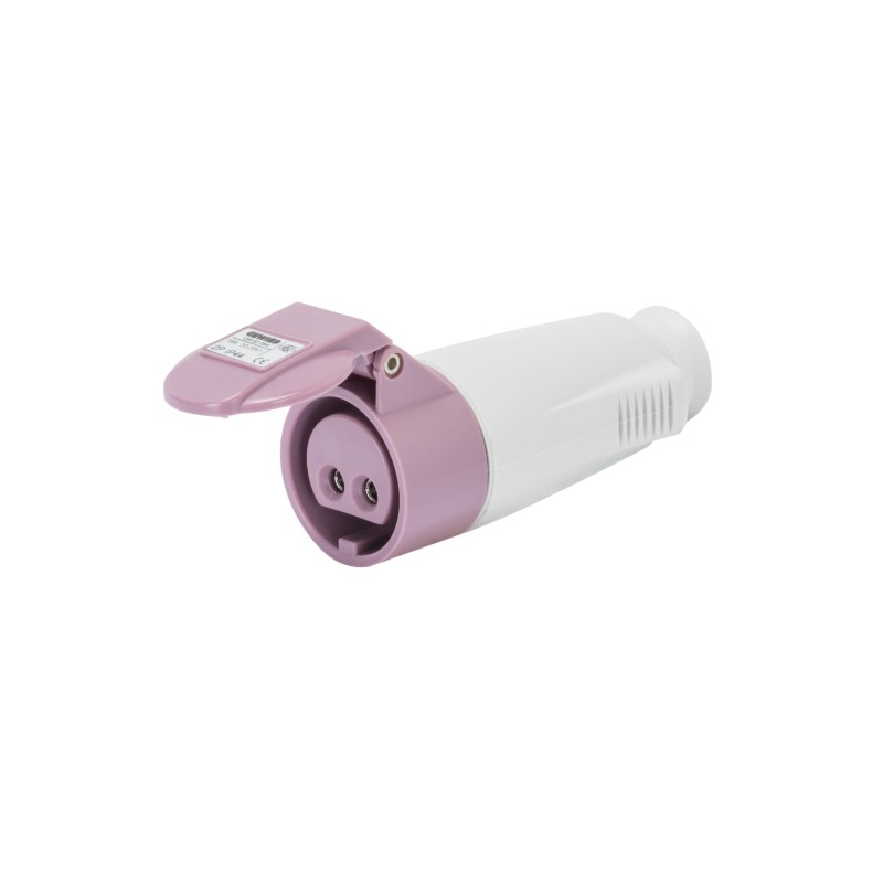 Presa elettrica volante protetta 2p+t bassa tensione 12-24V gw62064 gewiss