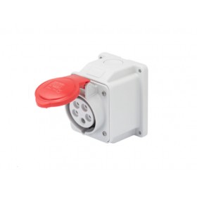 Presa fissa 16a parete cee 3p+t 380v gewiss gw62408