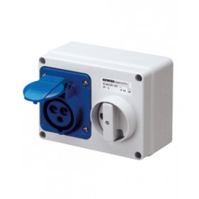 Verriegelte steckdose orizz.2p t 16a 220v 6h