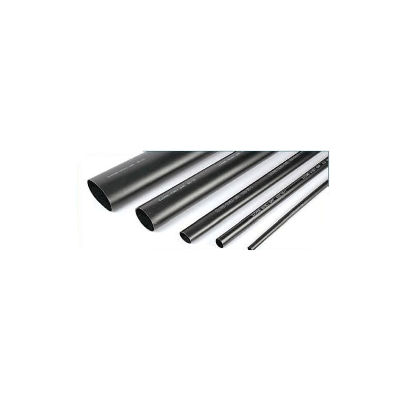 Gaine thermorétractable noire 9.5 / 4.8mm...