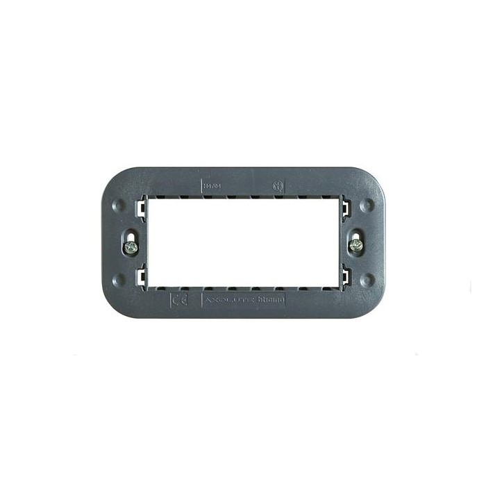 Supporto porta frutti elettrici axolute 4 moduli h4704 bticino 