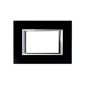 Placca axolute 3p antracite spazzolata ha4803xs ticino