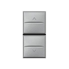 Commutatore chiaro axolute 2 tasto 1-0-2 hc4027 ticino