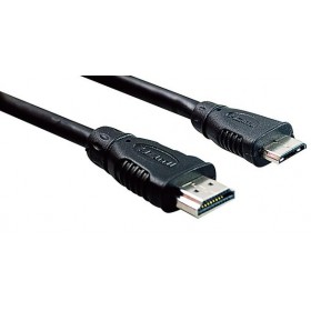 Audio-video-kabel hdmi typ c hdmi-stecker 1,5 meter schwarz 1080p 3d