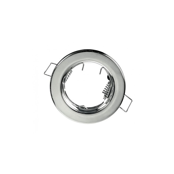 Spot encastrable rond métal chrome d.60 gu10 increflexsf1cr