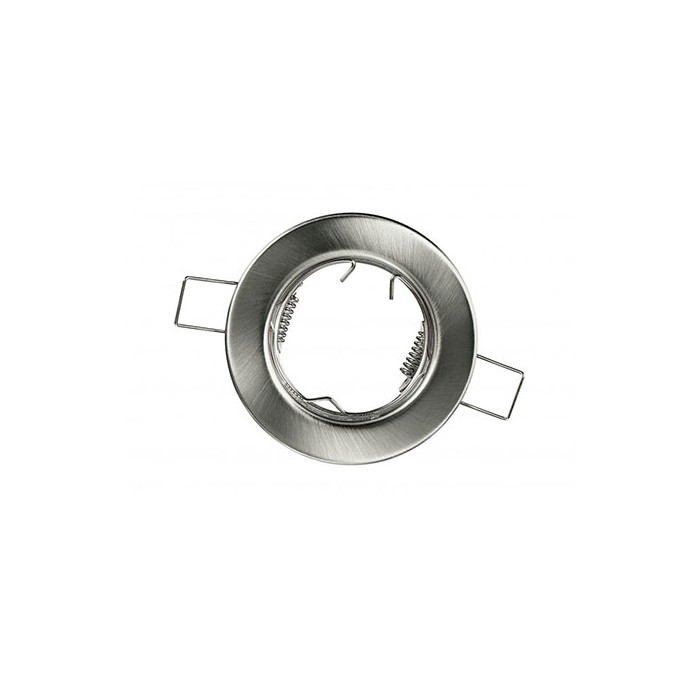 Stainless steel round stainless door d.60 gu10...