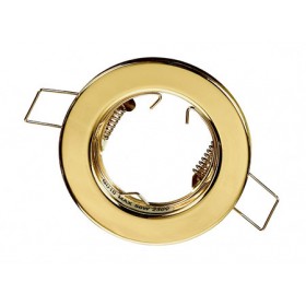 Recessed metal spotlight round gold d.60 gu10 increflexsf1oro