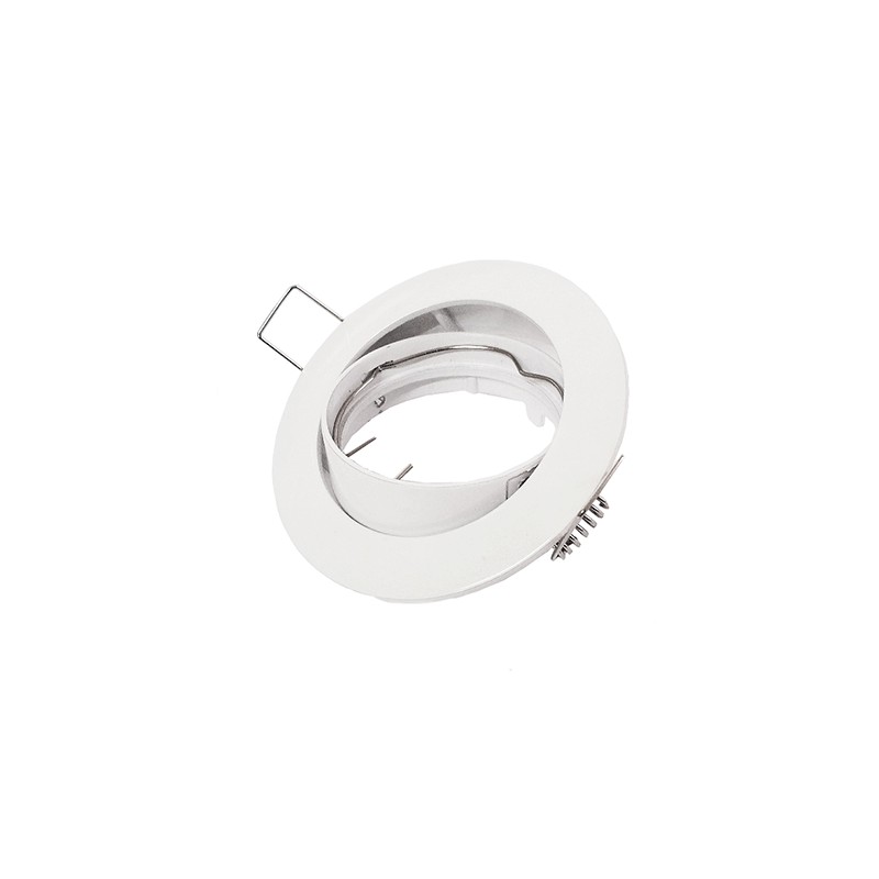 Faretto incasso orientabile 50w bianco gu10...