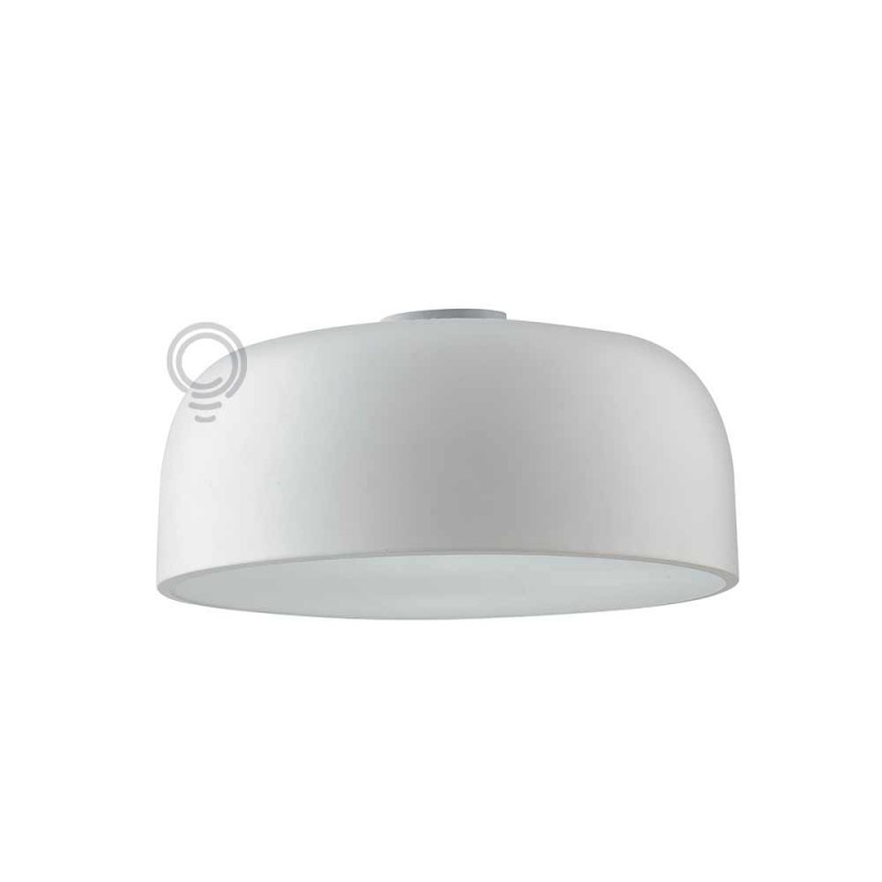 Suspension bistrot 38 in white metal 3xe27