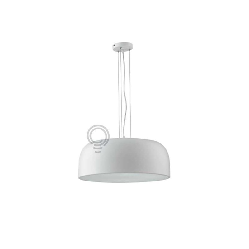 White metal bistrot 52 pendant 4xe27 max60w
