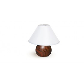 Lampe à poser en céramique 1x40w avec abat-jour e14 oak