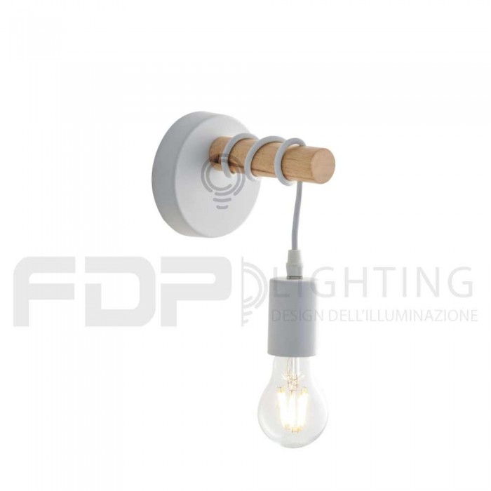 Wall lamp arizona white 1xe27 14,5x18cm