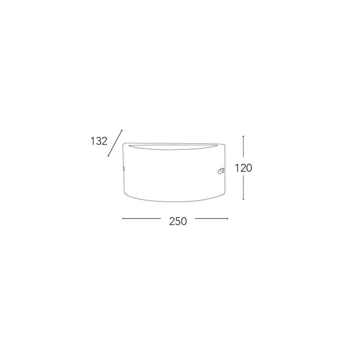Deckenleuchte Wand Streulicht 120° Austin Bronze 2
