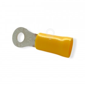 Capicorda occhiello semi isolati giallo foro D.4.3mm 100pz R43RI