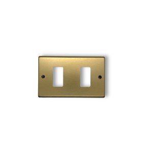 Placca bronzo alluminio 2fori  su 503 2512 magic  351/2