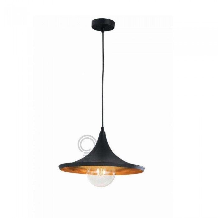 Brodway suspension black 1xe27 35x18,5cm