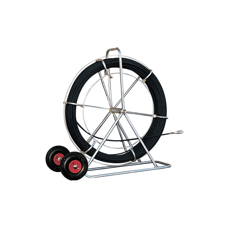 Ductile fiberglass industrial probe d.9mm 60mt