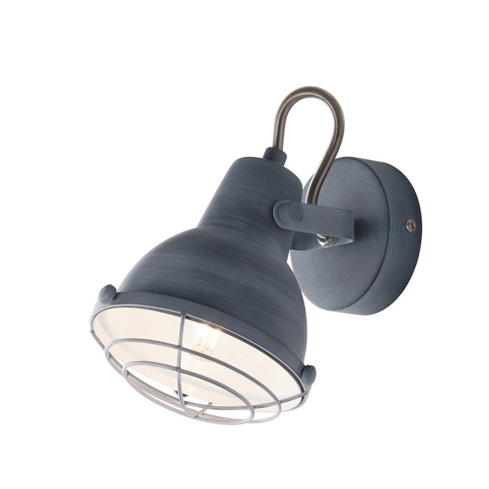 Spot vintage orientable mural ou plafonnier 230v